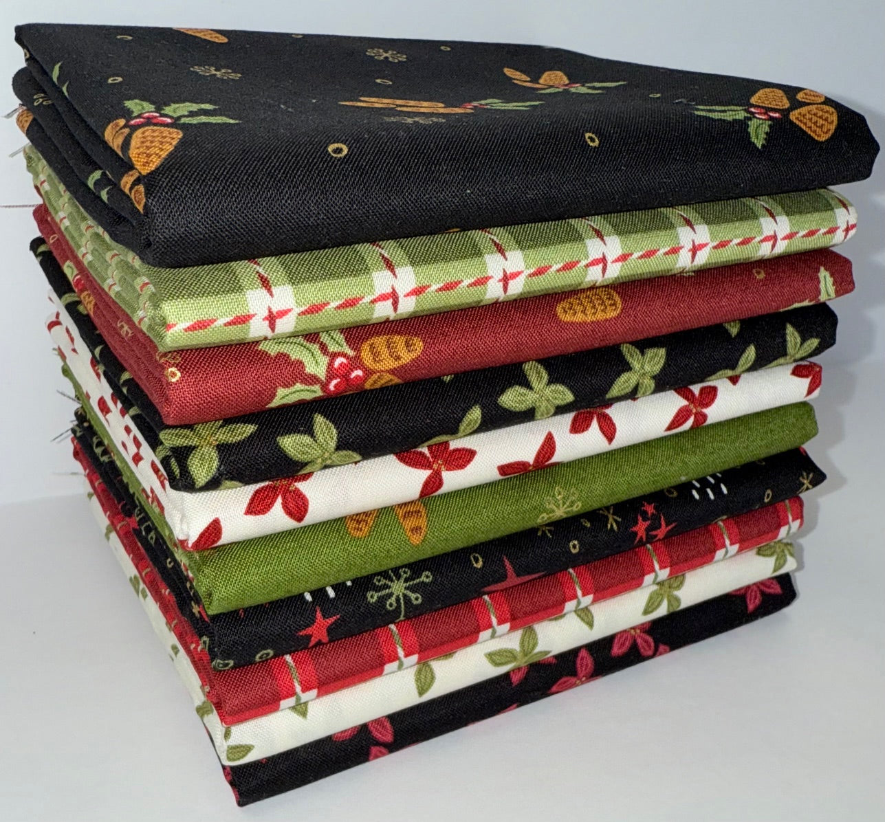 Andover "Bah Humbug" Half-yard Bundle - 10 Fabrics, 5 Total Yards