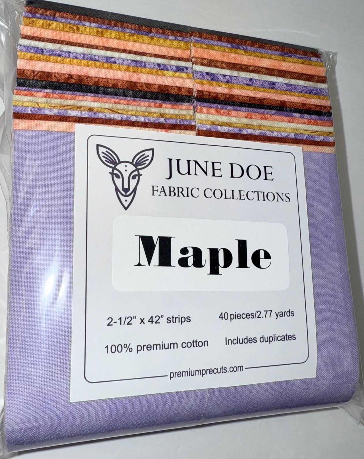 June Doe Fabric Collections - Maple - 40-Strip Pack