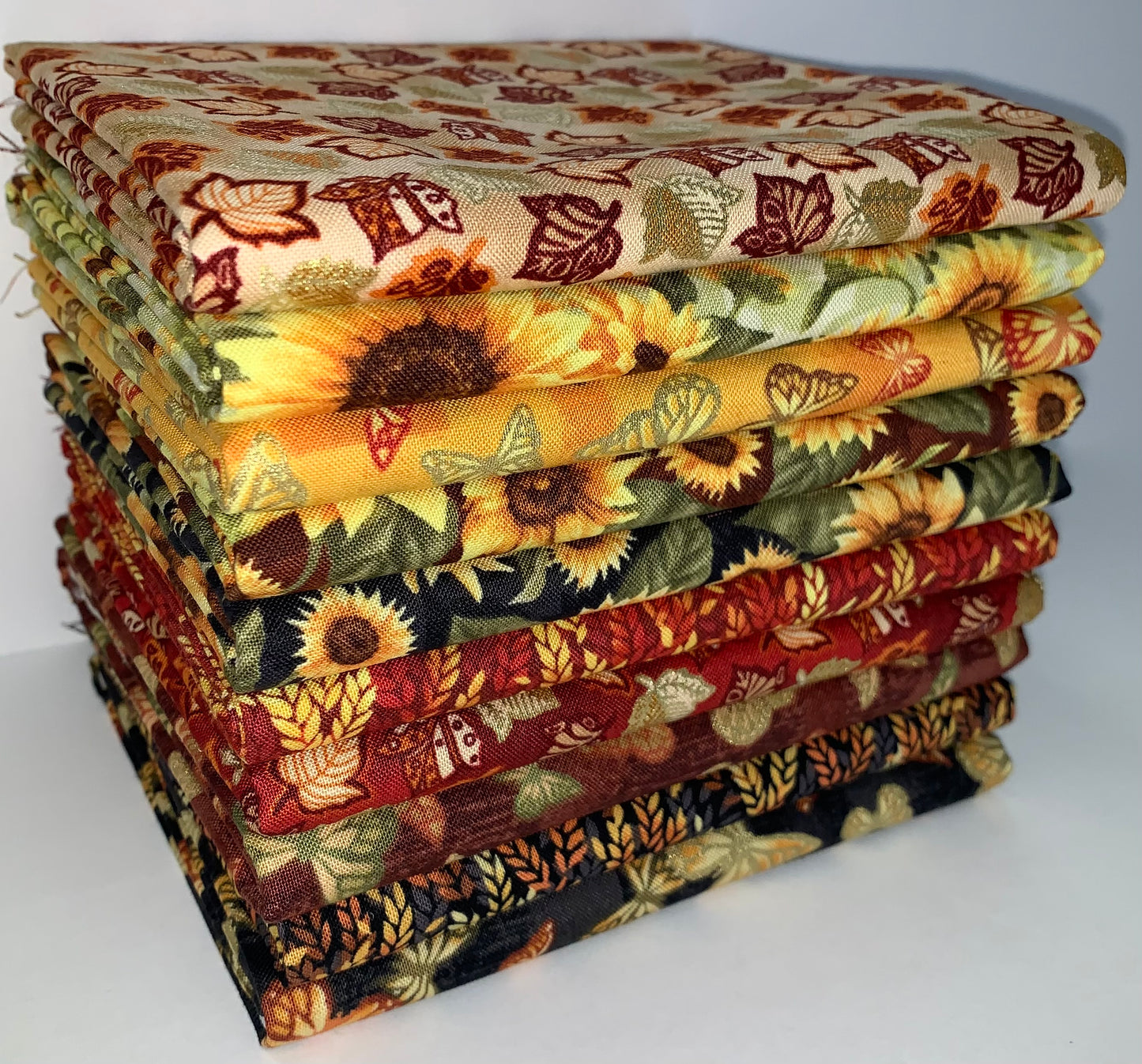 Choice "Golden Harvest" Half-yard Bundle - 10 Fabrics, 5 Total Yards