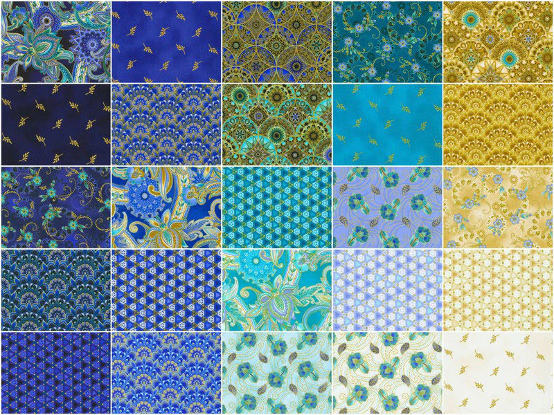 Robert Kaufman JAIKUMARI Roll-up - 40 Strip Roll