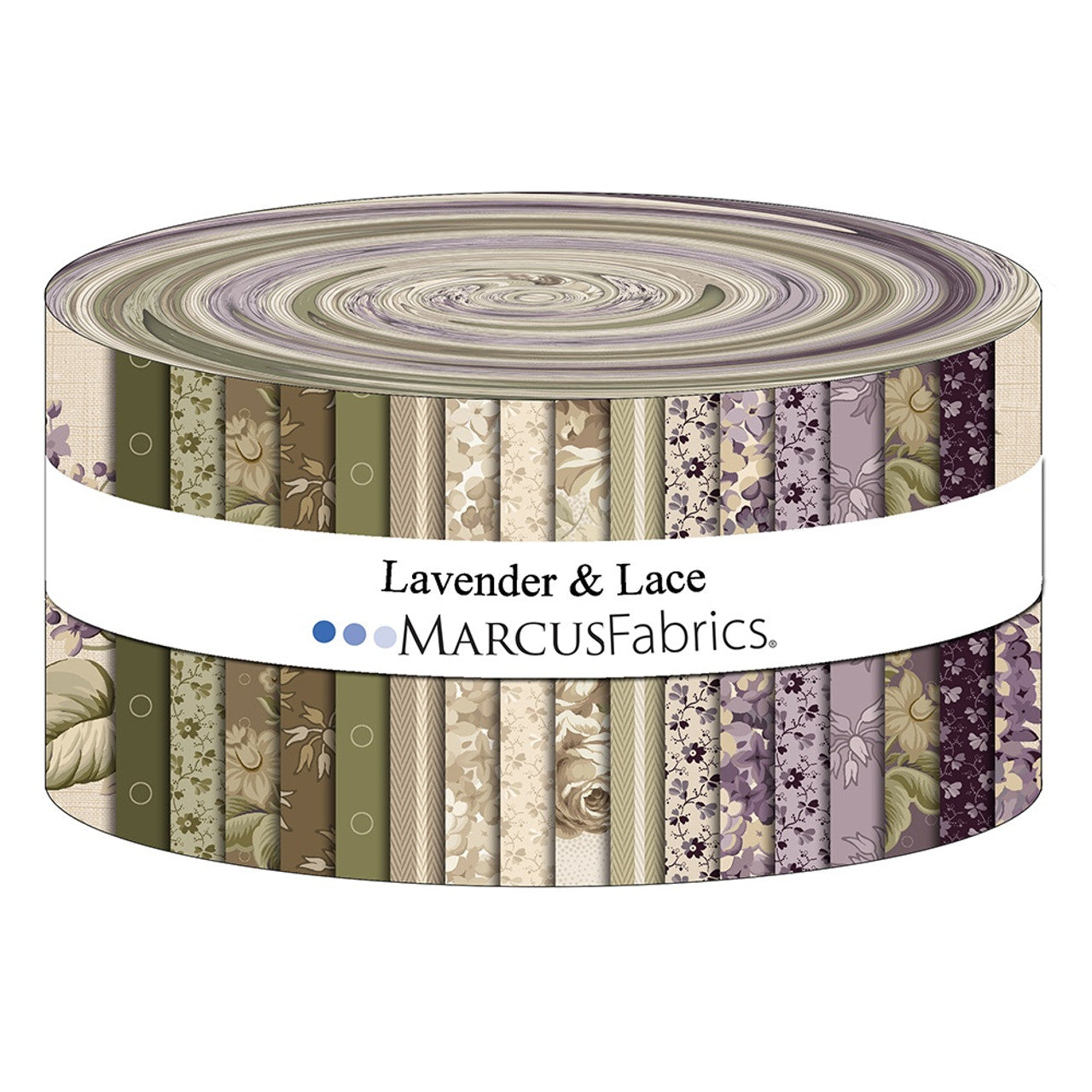 Marcus Fabrics - Lavender And Lace By Dawn Heese - 40 2.5" Strips/Jelly Roll (Copy)