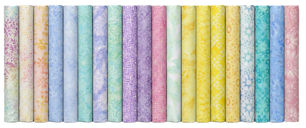 Timeless Treasures Tonga Batiks - Blossom - 40 2.5" Strip Pack