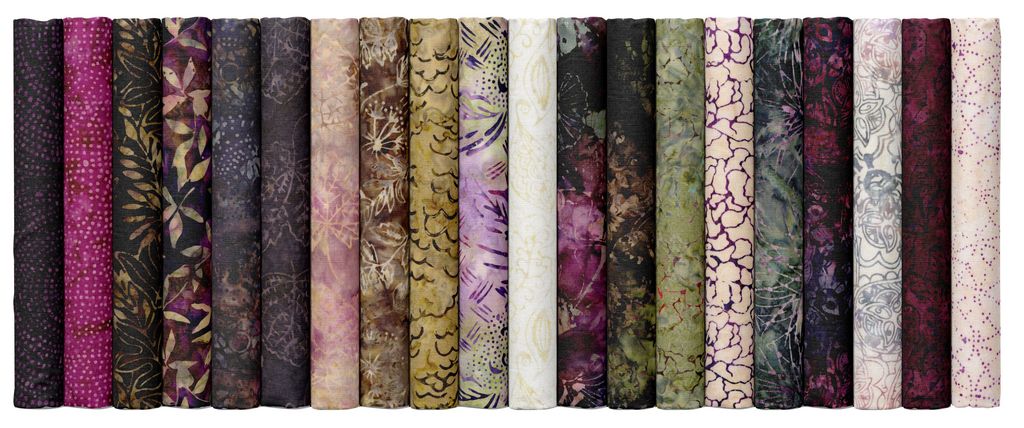 Timeless Treasures Tonga Batiks - Chateau - 40 2.5" Strip Pack