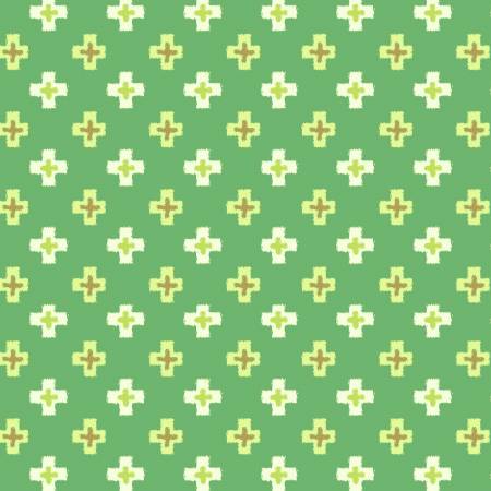 (4.5 yd) Marcus Fabrics Greenhouse Garden R150282D Green