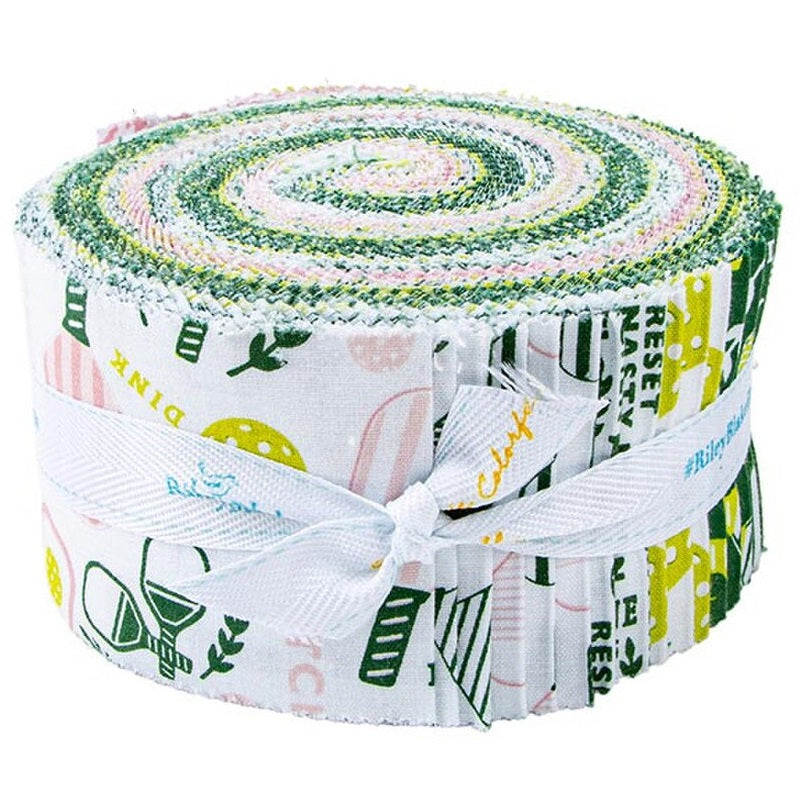 Riley Blake Pickleball - 40 Strip Rolie Polie