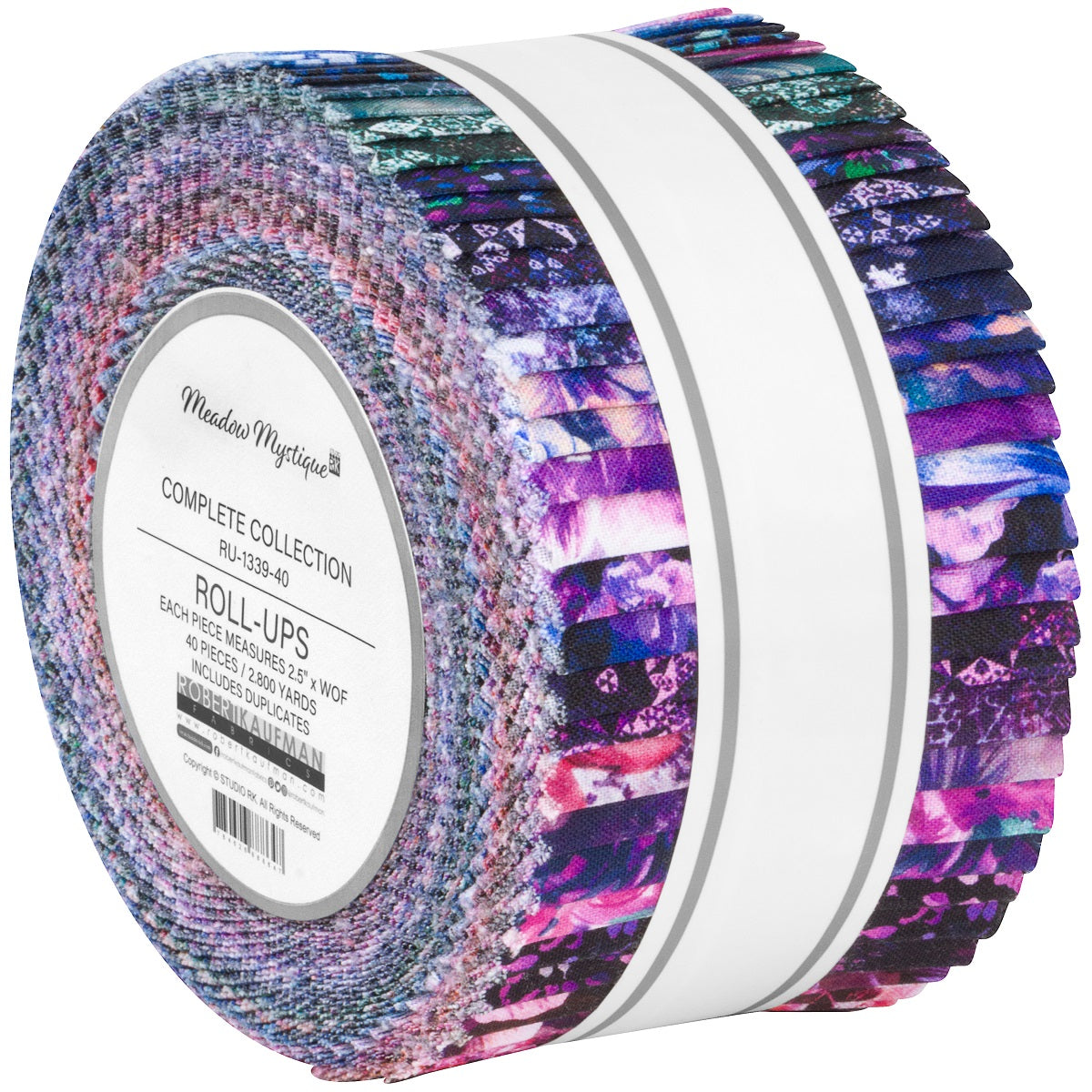 Robert Kaufman Meadow Mystique Roll-up - 40 Strip Roll