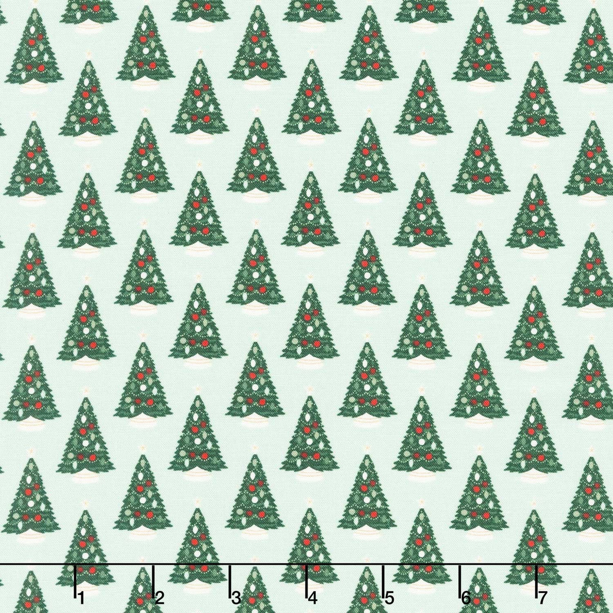 (5 yd) Riley Blake Christmas Traditions 9591-Mint Trees