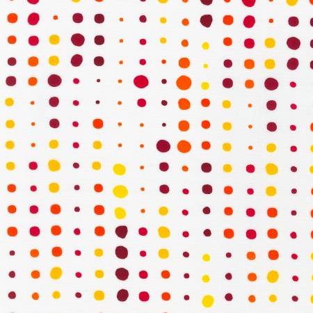 (4.5 yd) Robert Kaufman Dot & Stripe Delight Sunrise SRK-21212-207