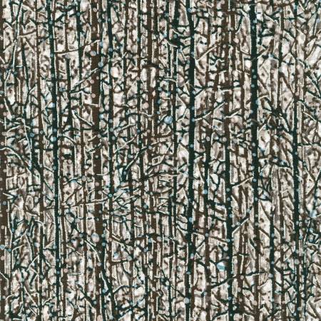 (1.5 yd) Robert Kaufman Snowy Brook SRKM-21582-304 Branches Shadow (Metallic)