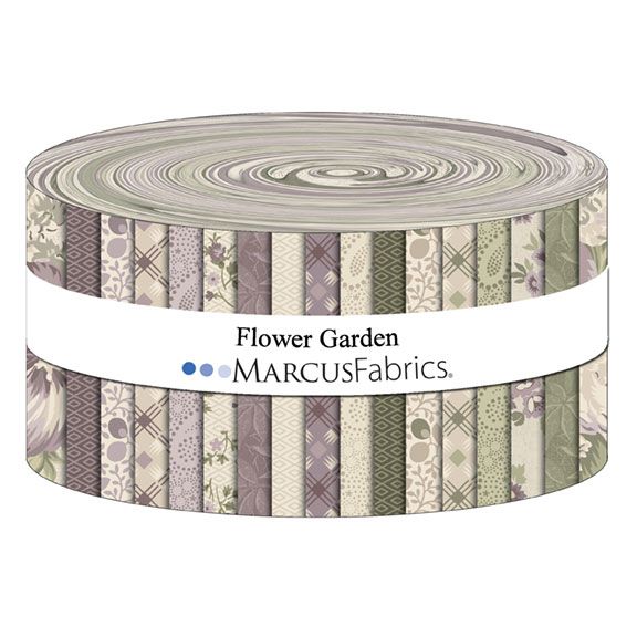Marcus Fabrics - Flower Garden by Dolores Smith - 40 2.5" Strips