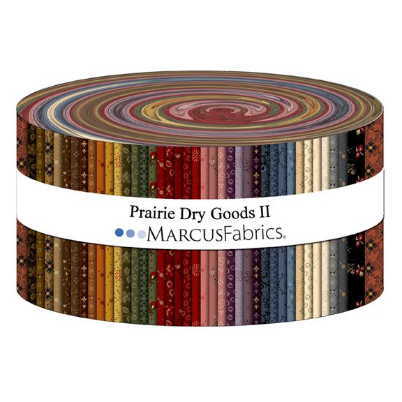 Marcus Fabrics - Prairie Dry Goods II By Pam Buda - 40 2.5" Strips