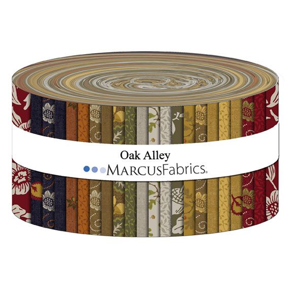 Marcus Fabrics - Oak Alley by Deb Eggers - 40 2.5" Strips