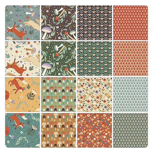 Benartex Cottage Core Strip-pies - 40 2.5" Strips