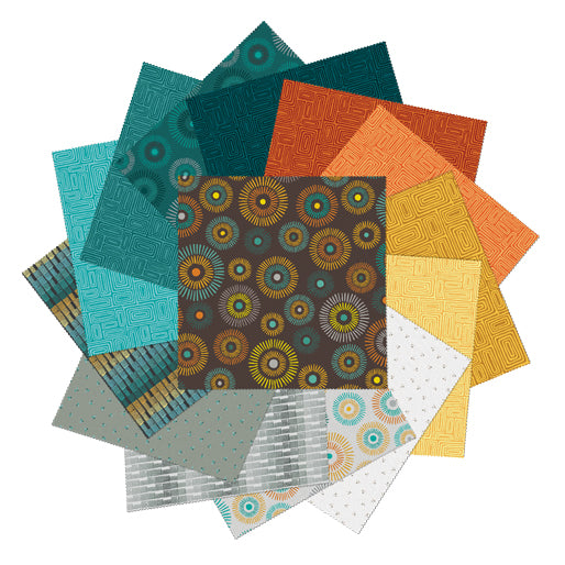 Benartex Find Your Way Strip-pies - 40 2.5" Strips