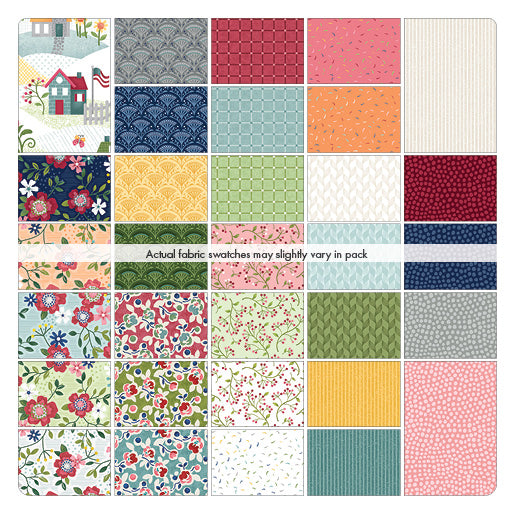 Benartex Wander Lane Strip-pies - 40 2.5" Strips