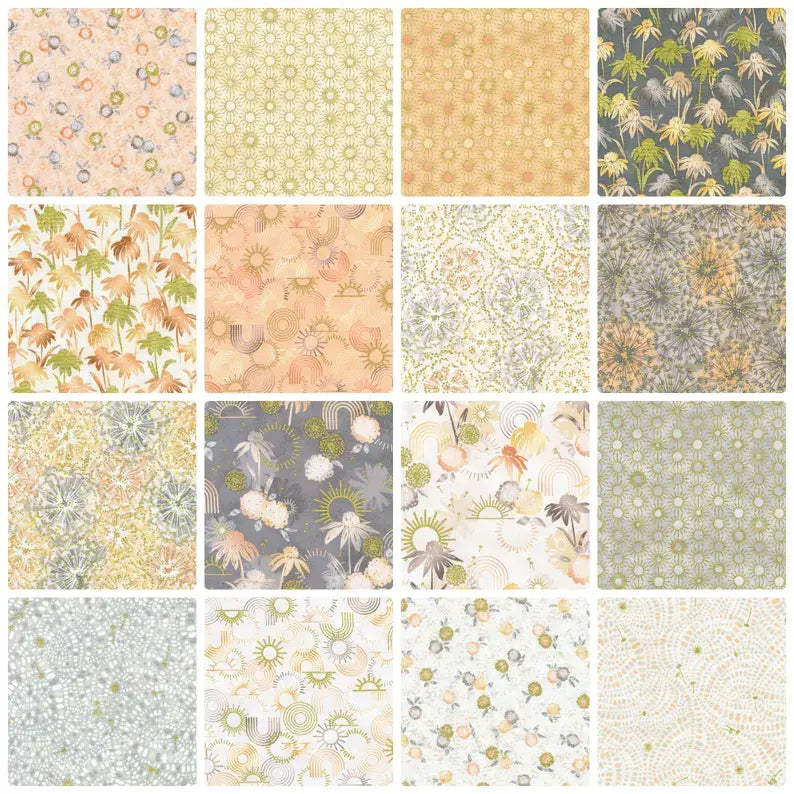 Robert Kaufman Summerstone Roll-up - 40 Strip Roll