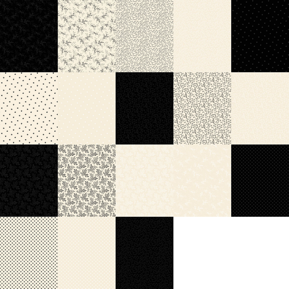 Marcus Fabrics - Third Time's A Charm by Marcus Fabrics - 40 2.5" Strips