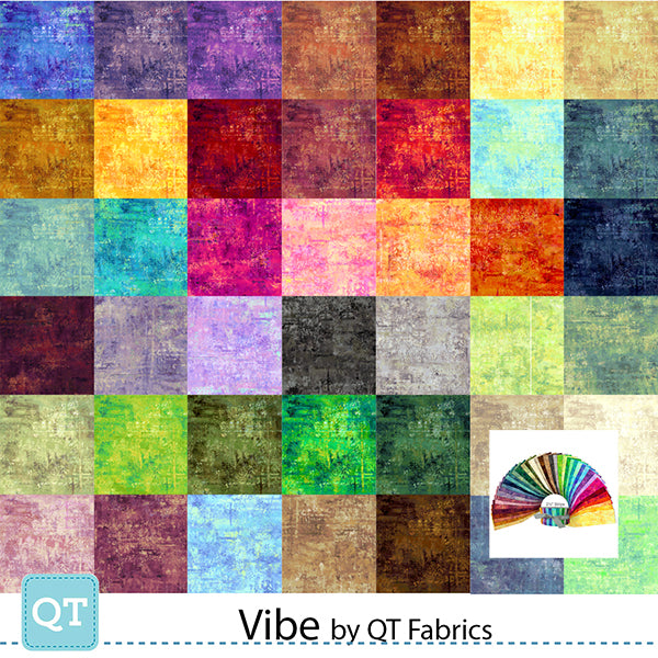 Quilting Treasures QT Fabrics - Vibe by QT Fabrics - 40 Strip Jelly Roll