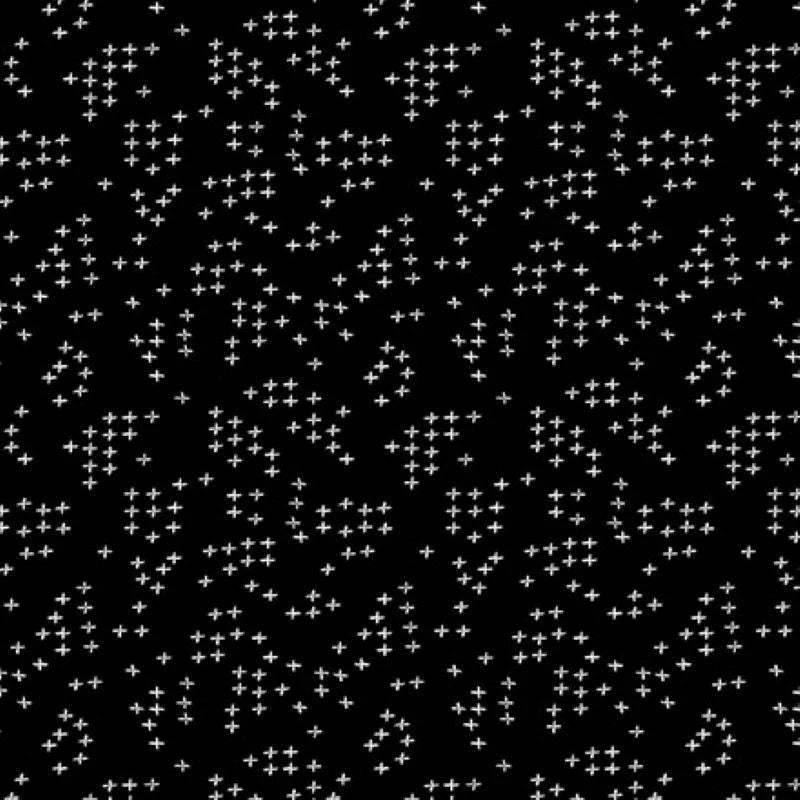 (5 yd) Windham Fabrics Whistler Studios Pen & Ink 53570-2 Cross Stitch White/Black