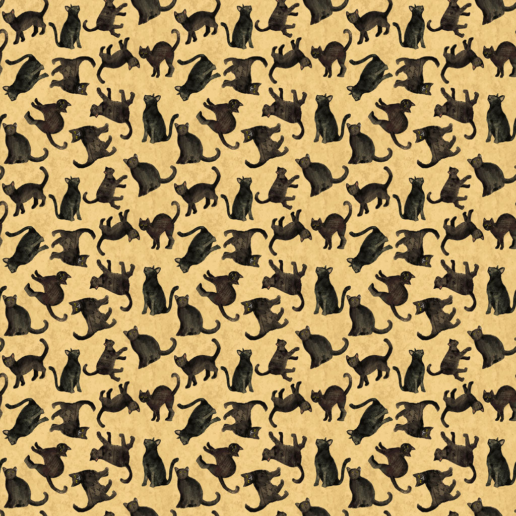 Clothworks "All Hallow's Eve" (Halloween) Half-yard Bundle - 10 Fabrics, 5 Total Yards