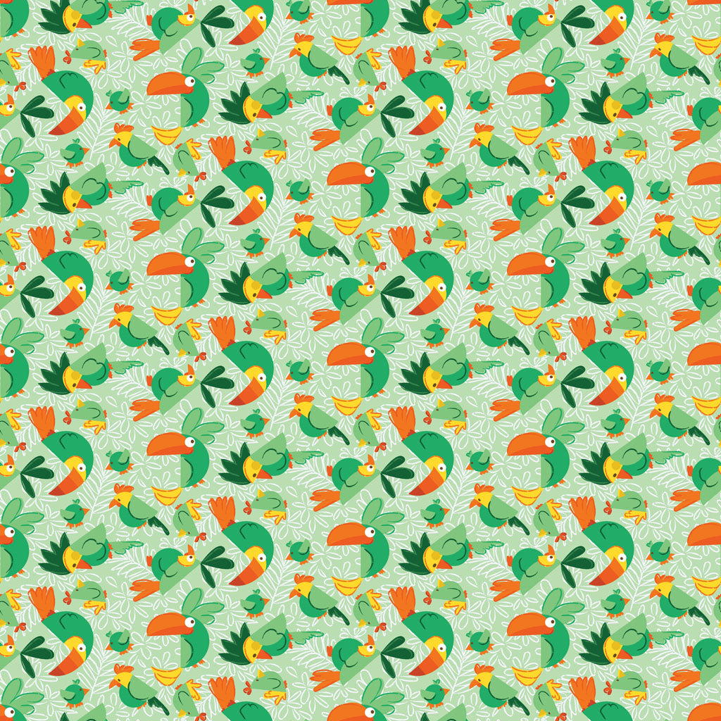 Clothworks "Bird Brain" Half-yard Bundle - 10 Fabrics, 5 Total Yards