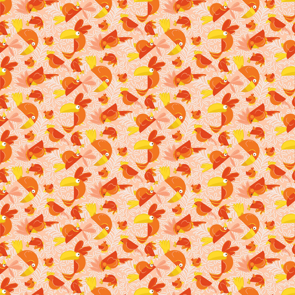 Clothworks "Bird Brain" Half-yard Bundle - 10 Fabrics, 5 Total Yards