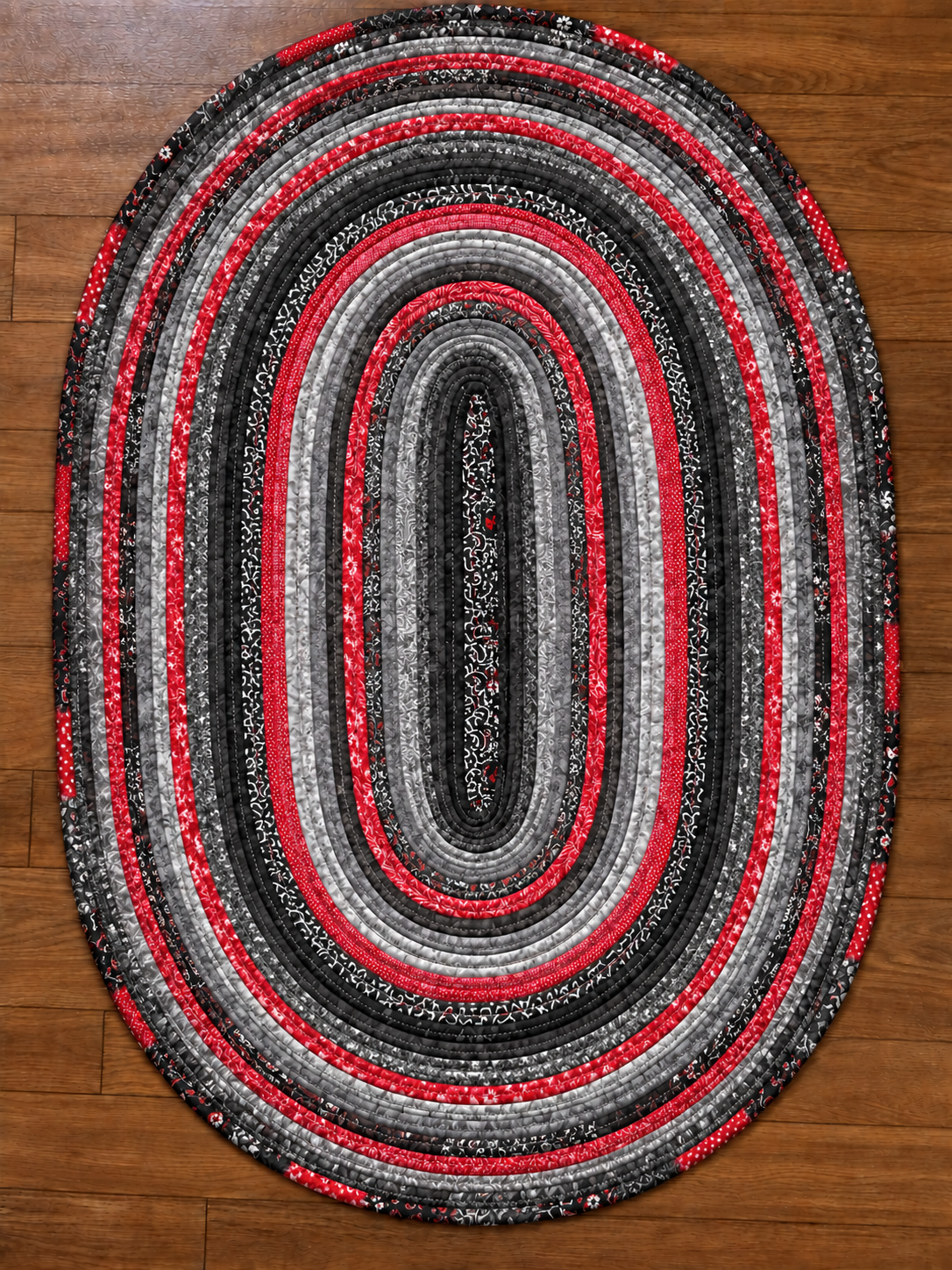 2.5" Jelly Roll Strips - June Doe Fabric Collections - Pop Of Red - 40-Strip Pack