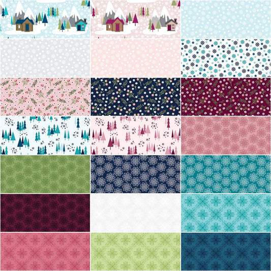 Charm Pack 5x5 Squares - Benartex Alpine Valley  - 40 5" Squares