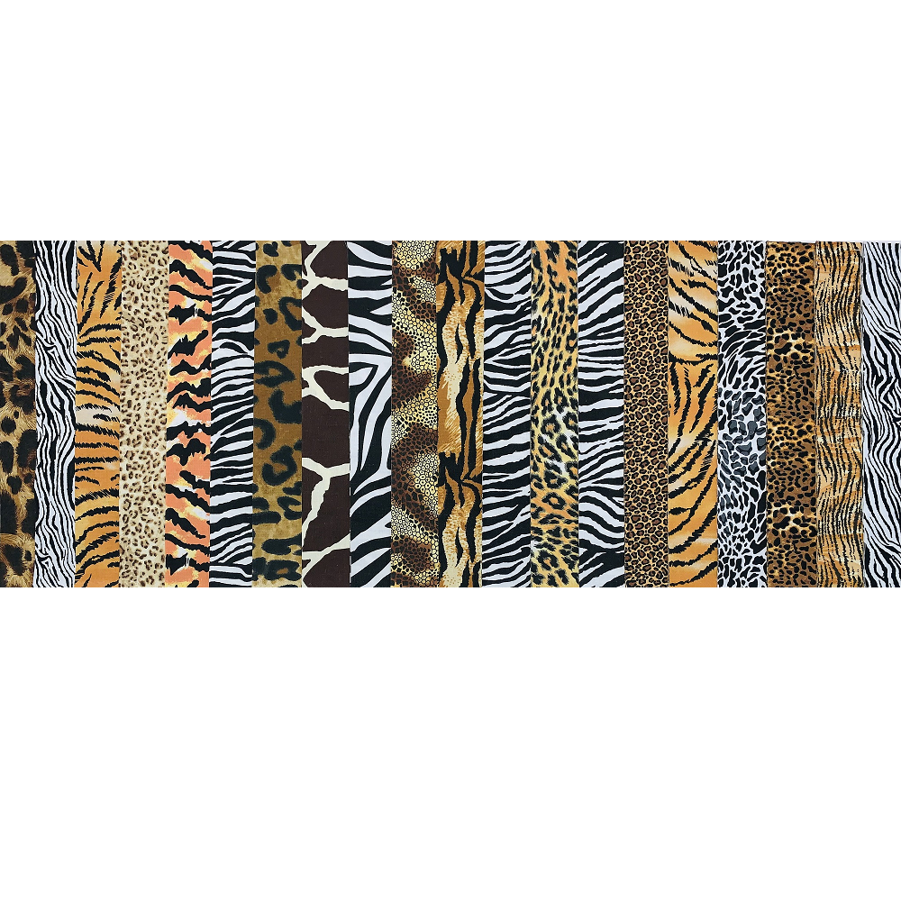 Animal Skin Prints 2.5" Roll - 20 Total Strips