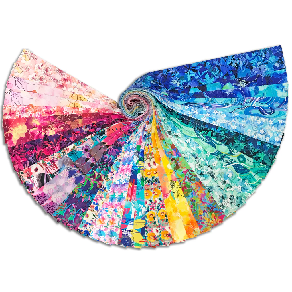 Robert Kaufman Artful Blooms Complete Collection Roll-up - 40 Strip Roll (RU-1279-40)