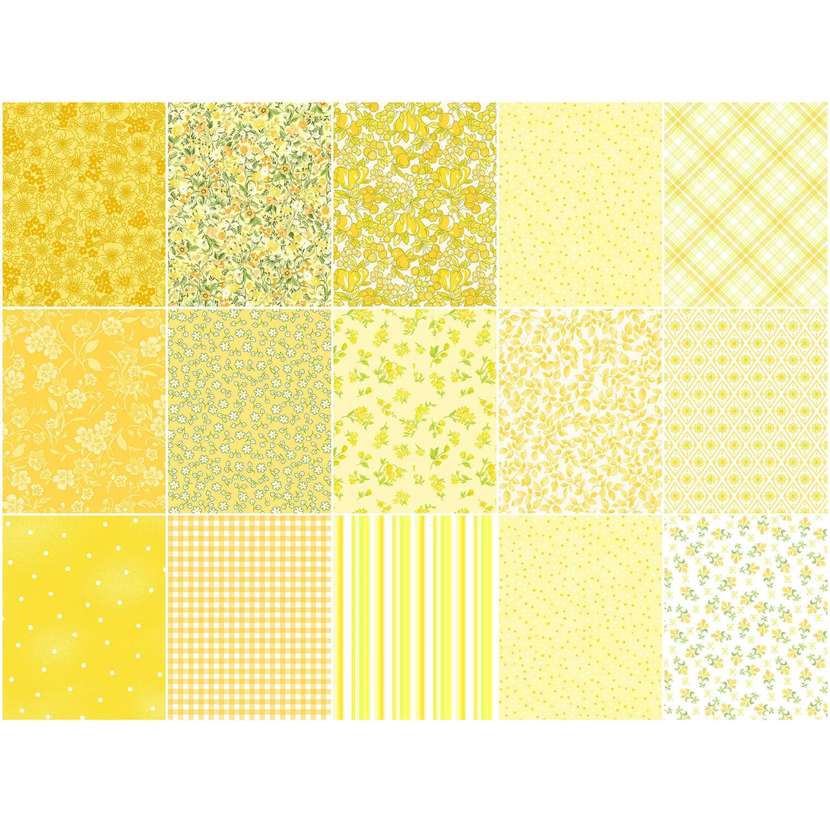 Robert Kaufman Fabric Market - Banana Roll-up - 40 Strip Roll