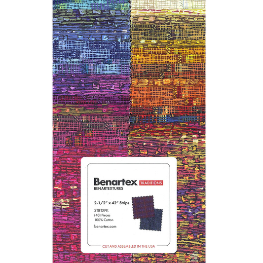 Benartex Benartextures Strip-pies - 40 2.5" Strips