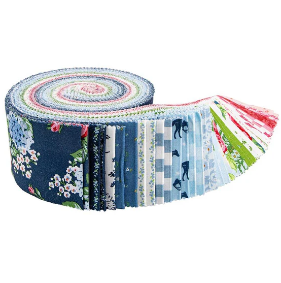 Riley Blake Bluegrass Charm - 40 Strip Rolie Polie