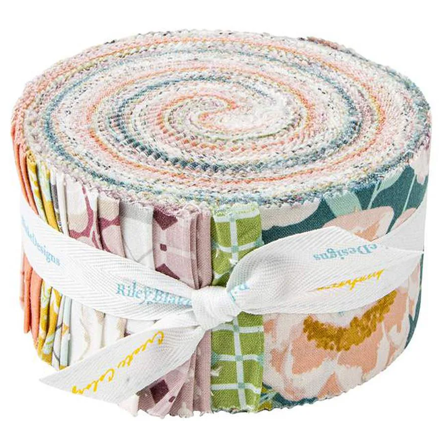 Riley Blake Blossom Lane - 40 Strip Rolie Polie