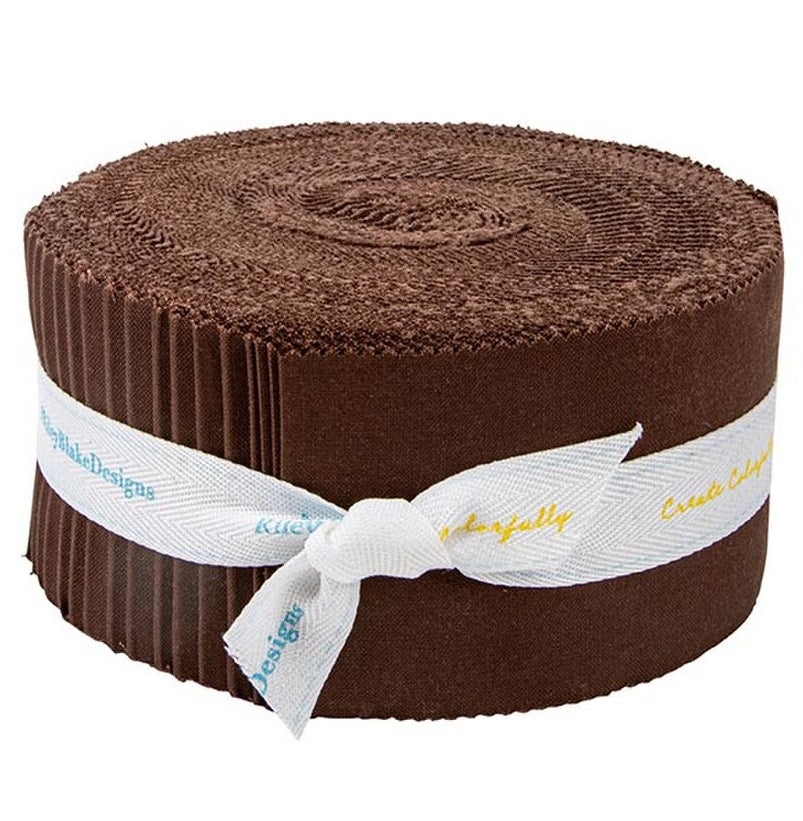 Riley Blake Confetti Cottons Brownie - 40 Strip Rolie Polie