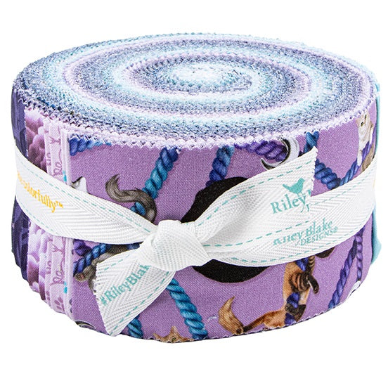 Riley Blake Celtic Cats - 40 Strip Rolie Polie