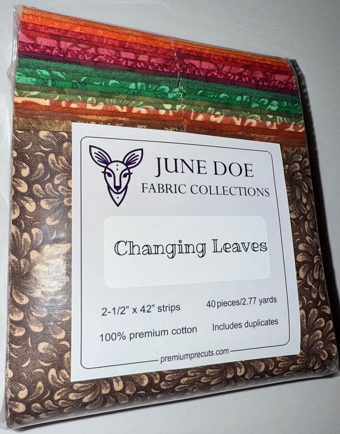 June Doe Fabric Collections - Changing Leaves - 40-Strip Pack