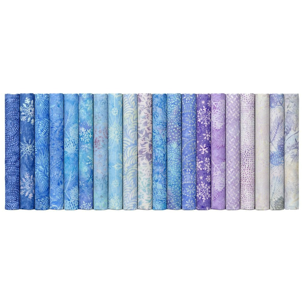Timeless Treasures Tonga Batiks - Crystal - 40 2.5" Strip Pack