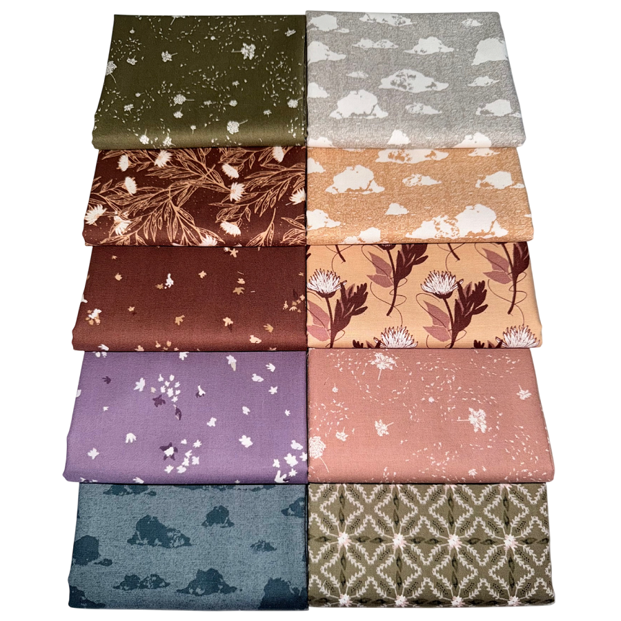 Riley Blake "Dancing Daisies" Half-yard Bundle - 10 Fabrics, 5 Total Yards