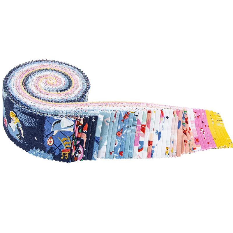 Riley Blake Down The Rabbit Hole - 40 Strip Rolie Polie