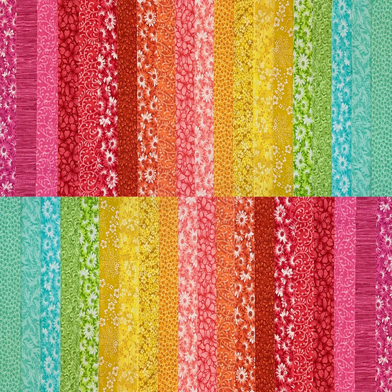 June Doe Fabric Collections - Summer Breeze - 40-Strip Pack