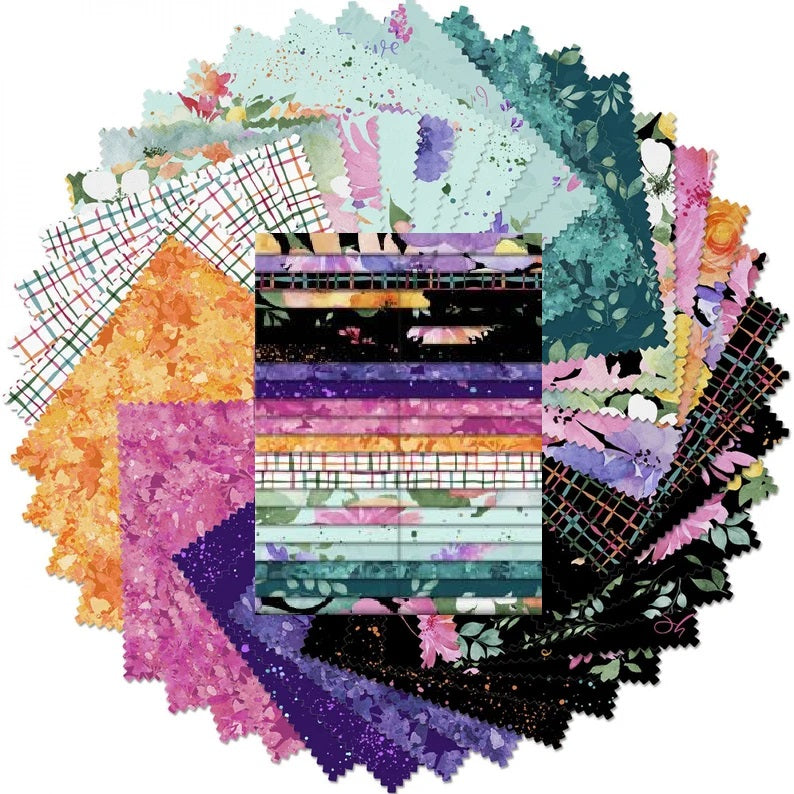 Wilmington Prints - 40 Karat Crystals - Floral Party