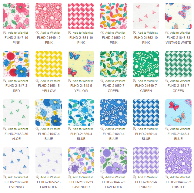 Robert Kaufman Flowerhouse: All A Flutter Roll-up - 40 Strip Roll