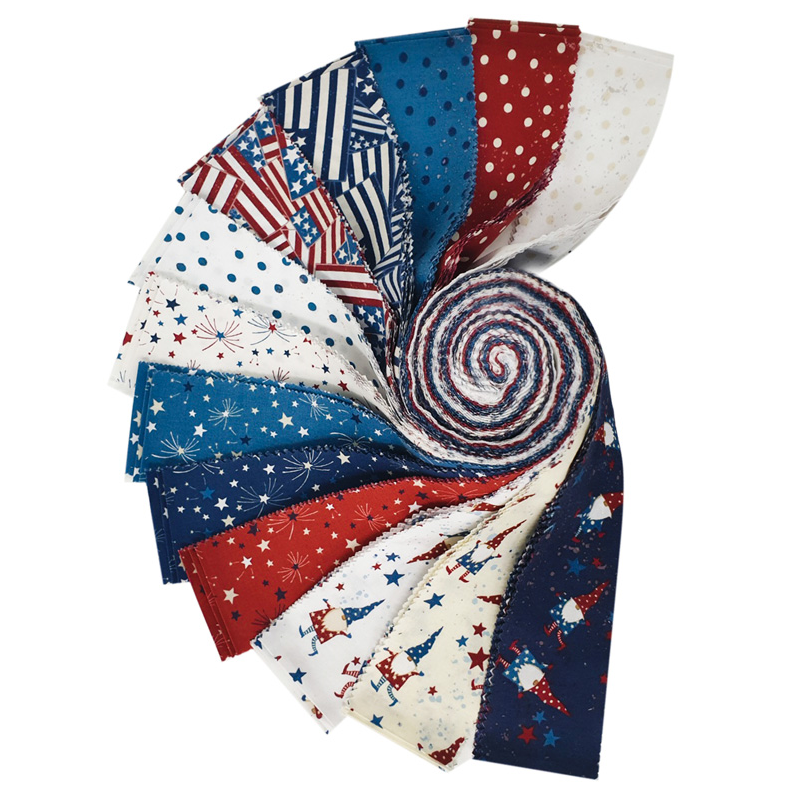 Clothworks - Gnome Parade - 40 2.5" Strips