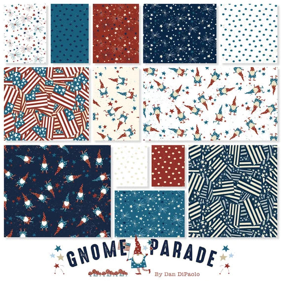 Clothworks - Gnome Parade - 40 2.5" Strips