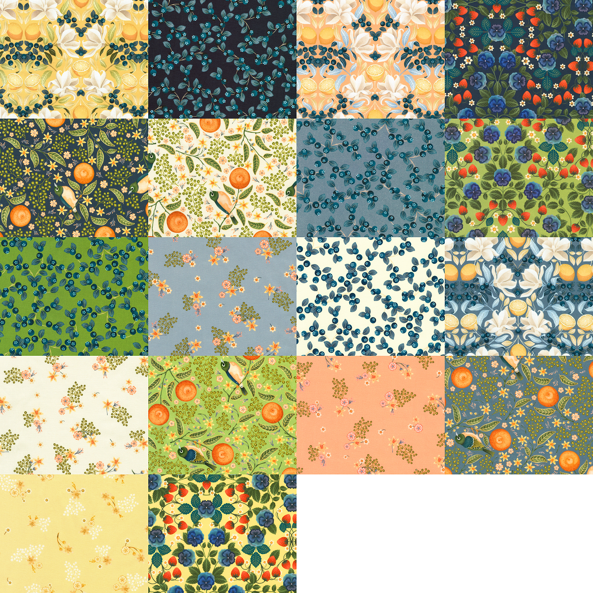 Robert Kaufman Grove Roll-up - 40 Strip Roll