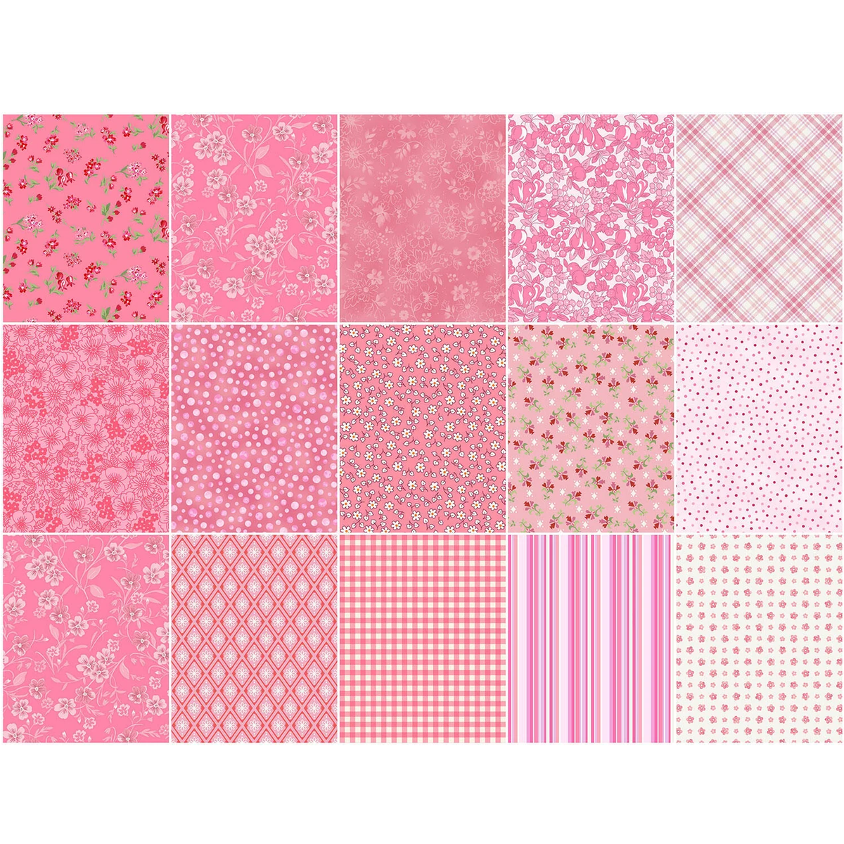 Robert Kaufman Fabric Market - Guava Roll-up - 40 Strip Roll