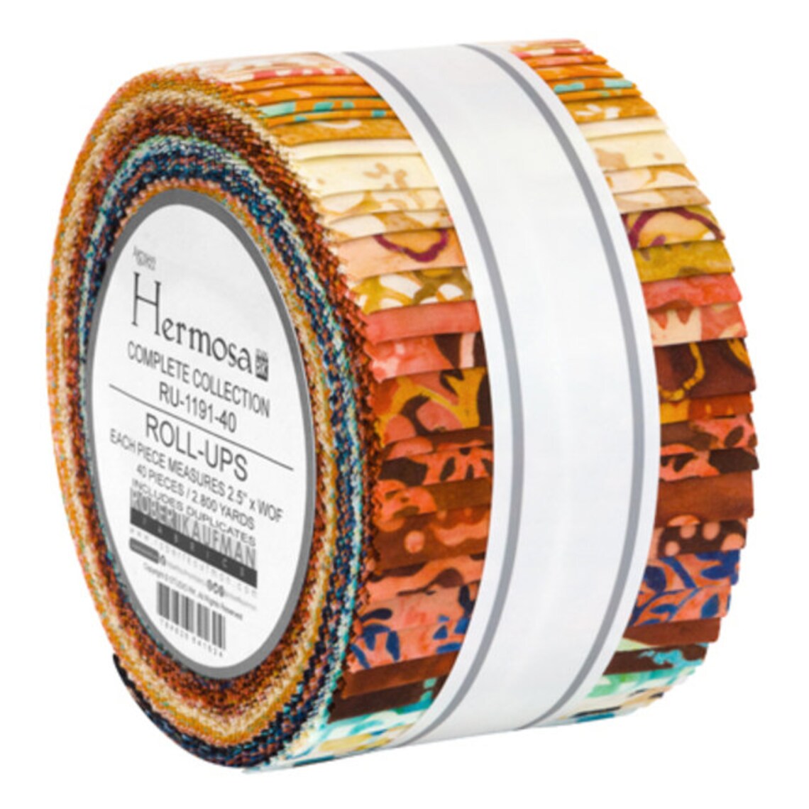 Robert Kaufman Artisan Batiks: Hermosa Roll-up - 40 Total Strips