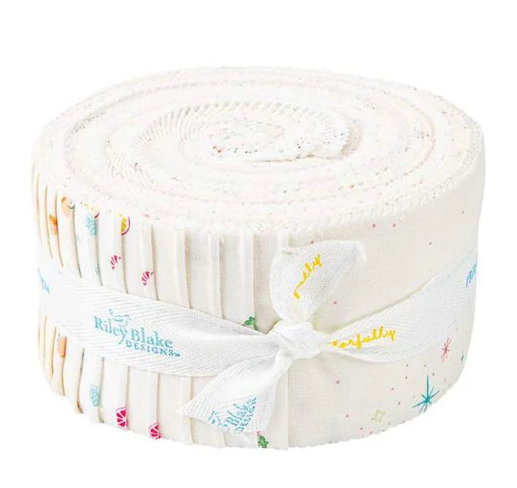 Riley Blake Hush Hush 4 - 40 Strip Rolie Polie