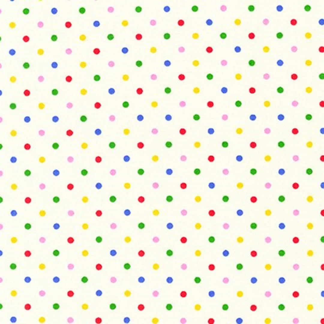 (5 yd) Robert Kaufman Handworks Home DH-10085-L Multi Dots